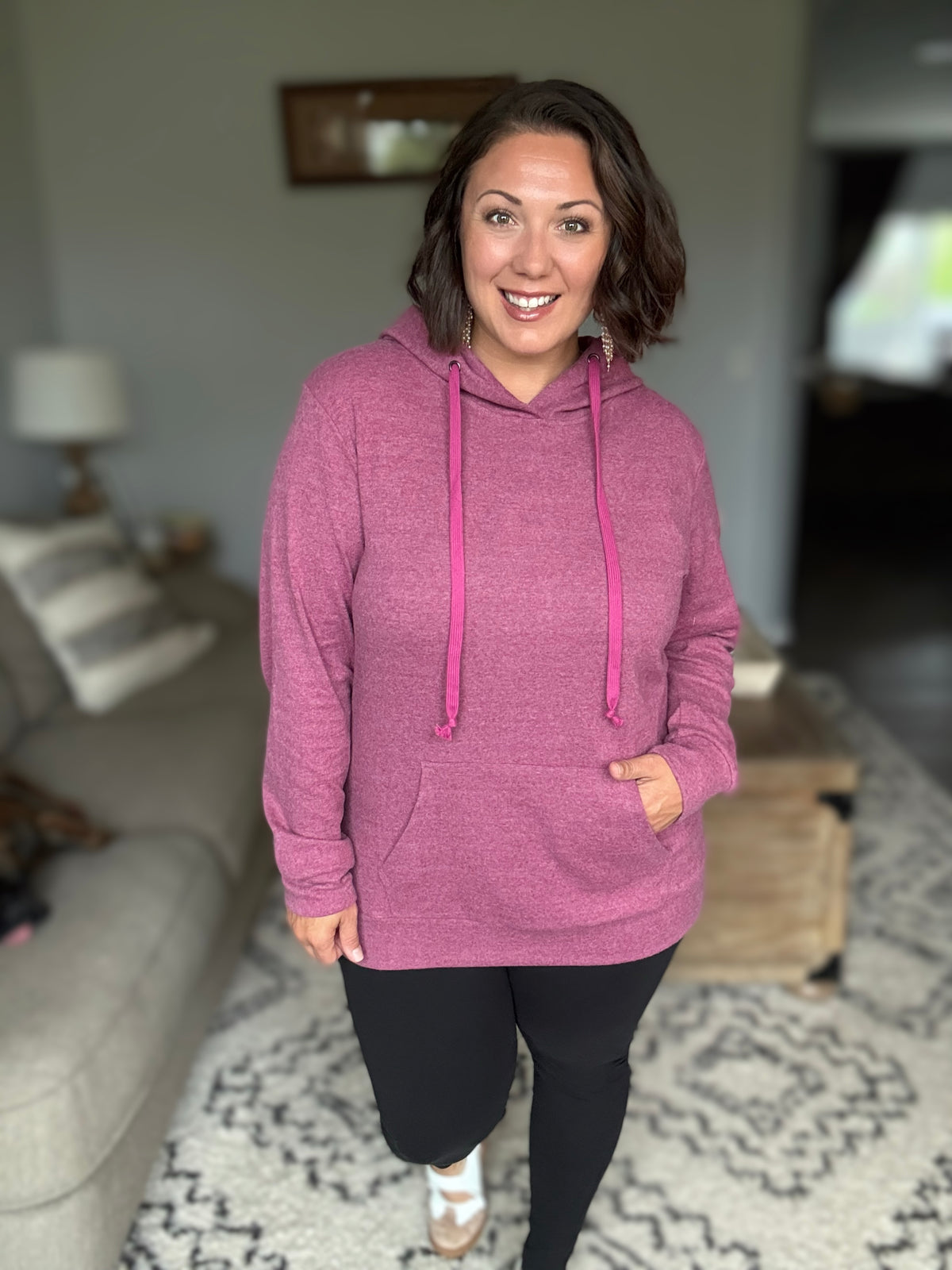 Michelle Mae Hailey Hoodie - Raspberry