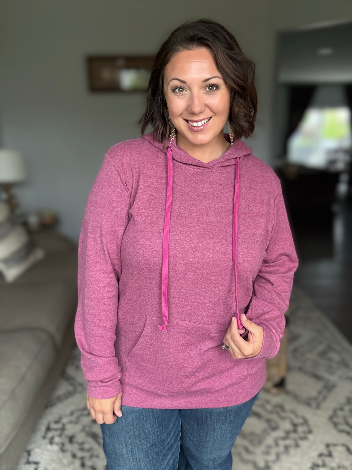 Michelle Mae Hailey Hoodie - Raspberry