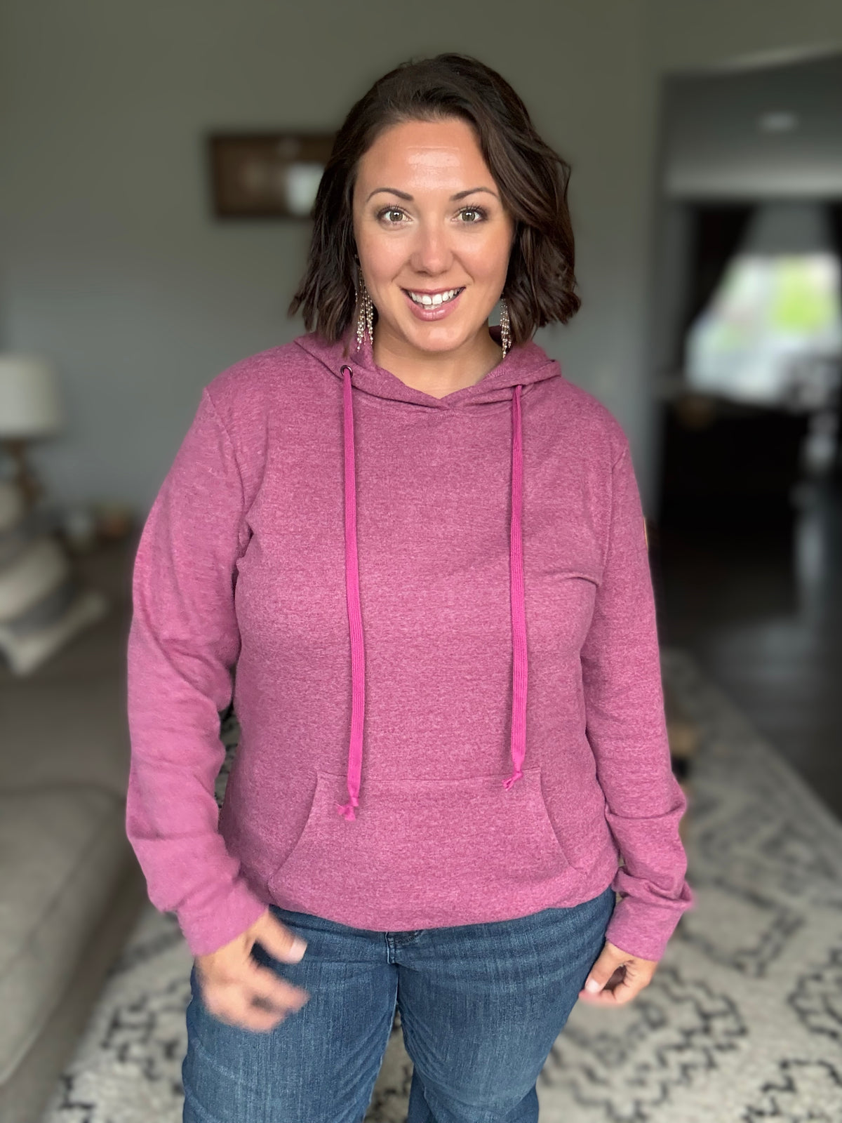 Michelle Mae Hailey Hoodie - Raspberry