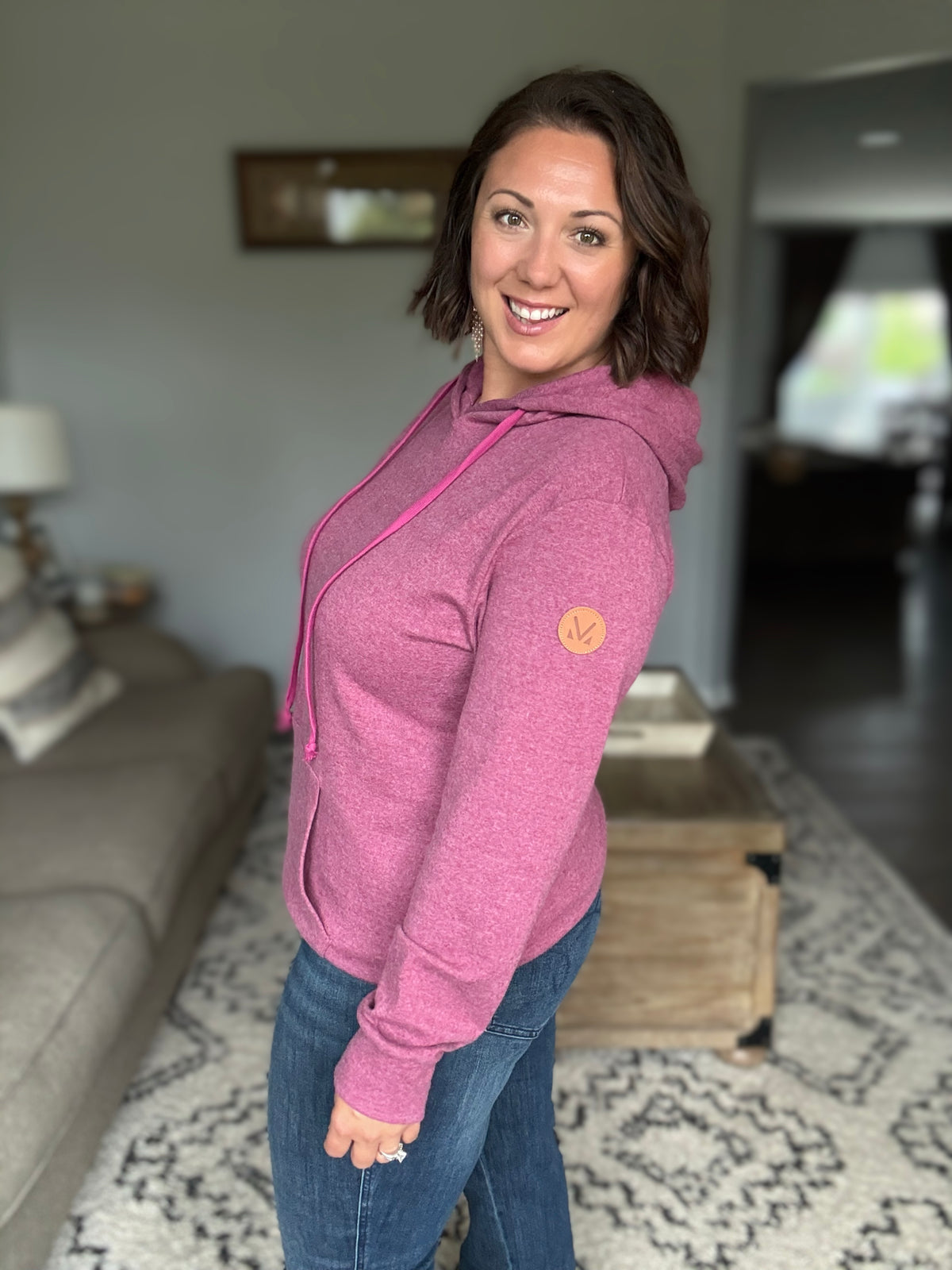 Michelle Mae Hailey Hoodie - Raspberry