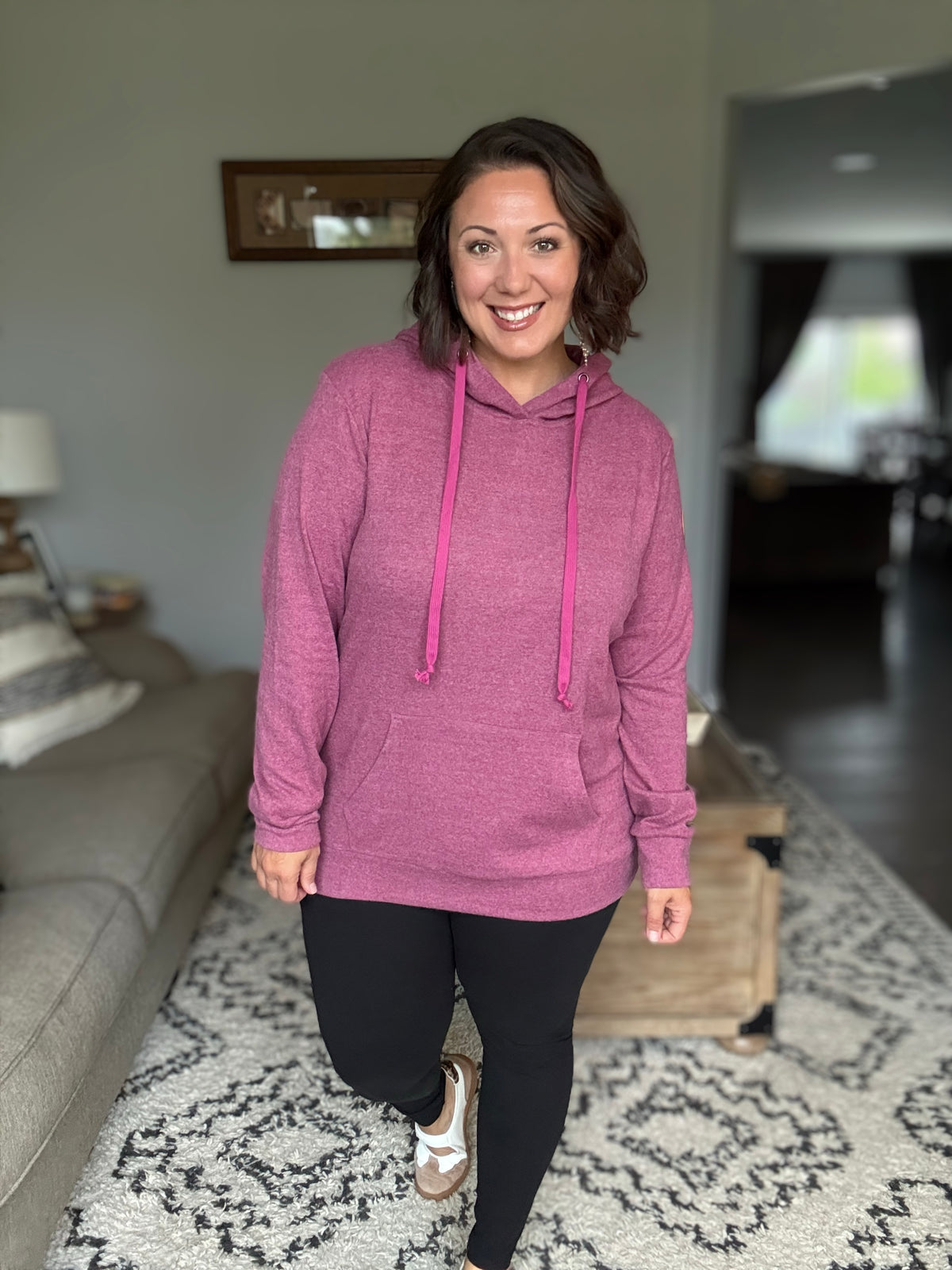 Michelle Mae Hailey Hoodie - Raspberry