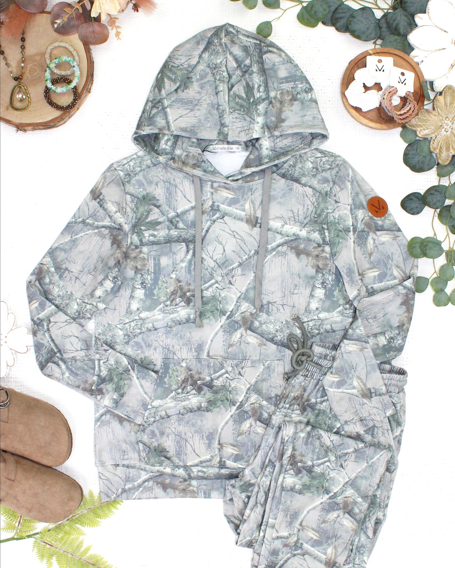Michelle Mae Hailey Pullover Hoodie - Camo