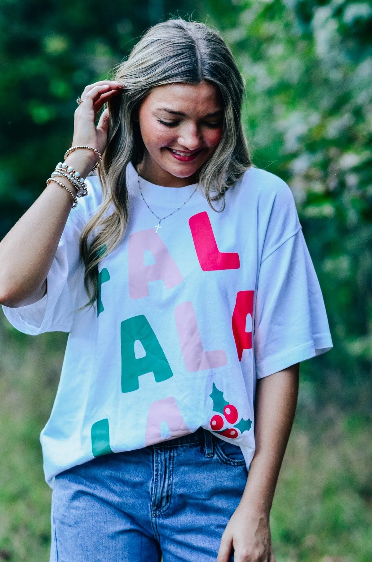 PREORDER FaLaLa White Mock Tee