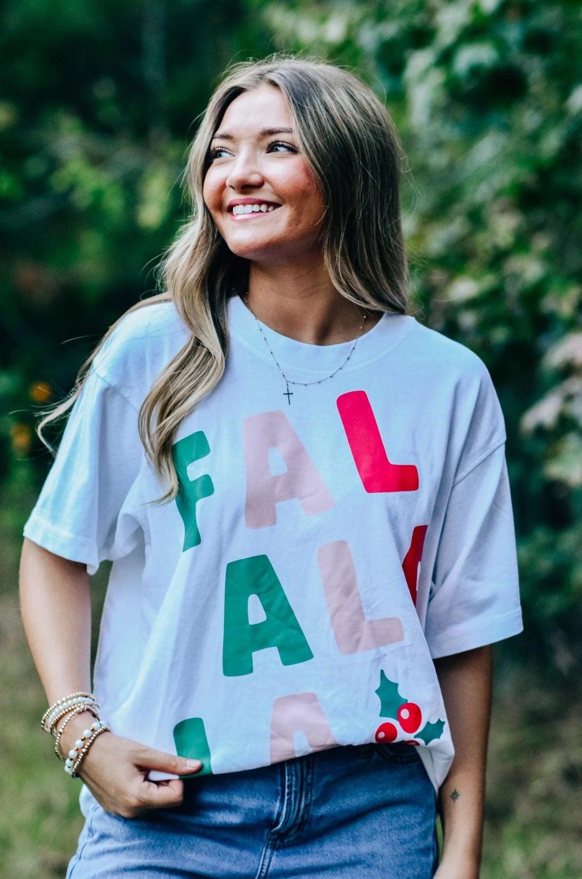 PREORDER FaLaLa White Mock Tee