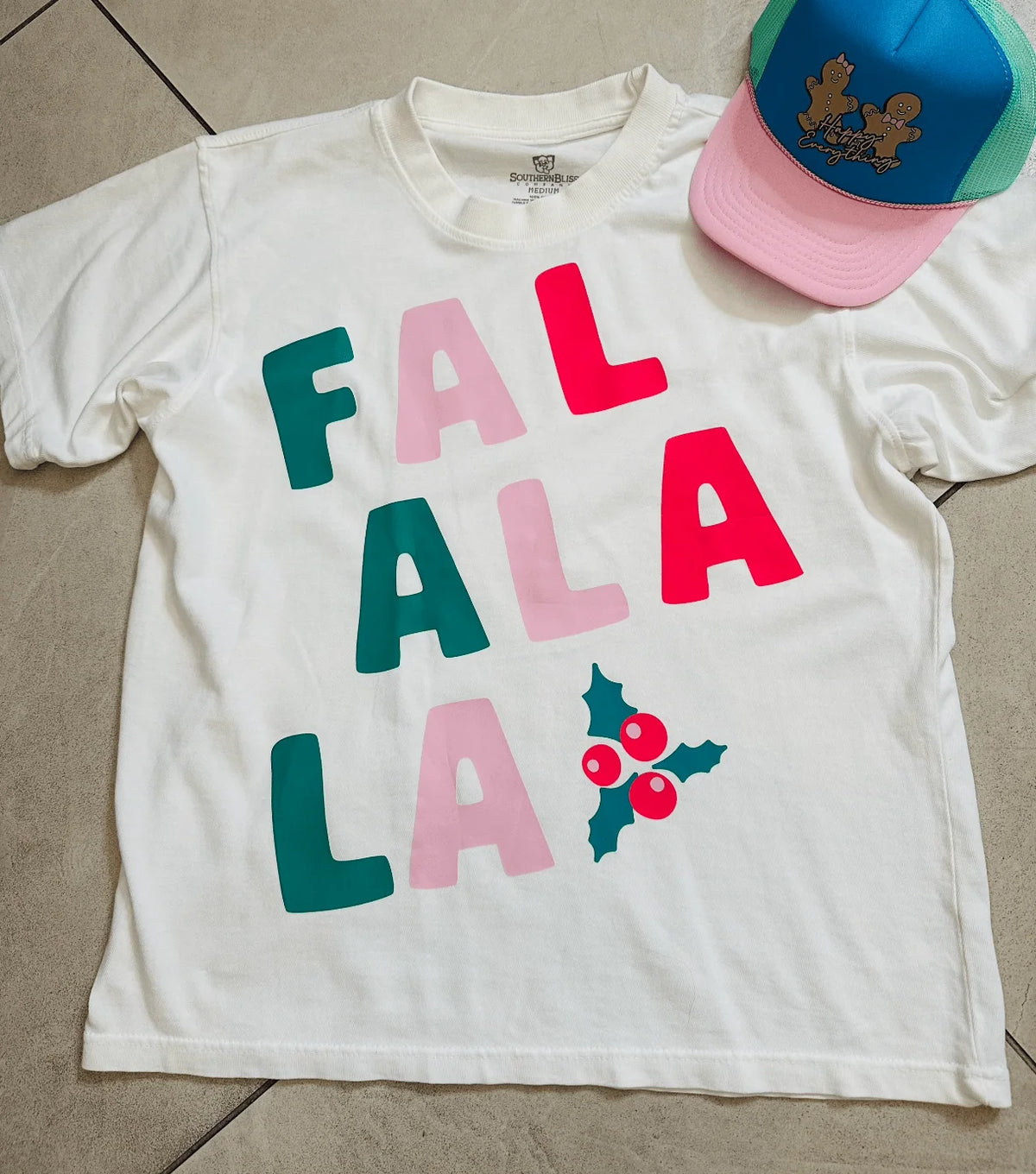 PREORDER FaLaLa White Mock Tee