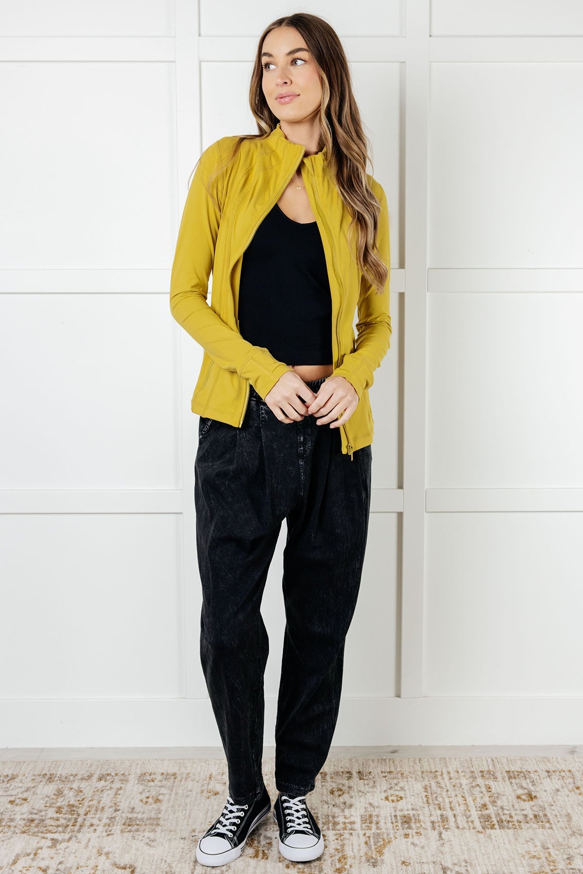 Limber Up Straight Leg Pants in Black