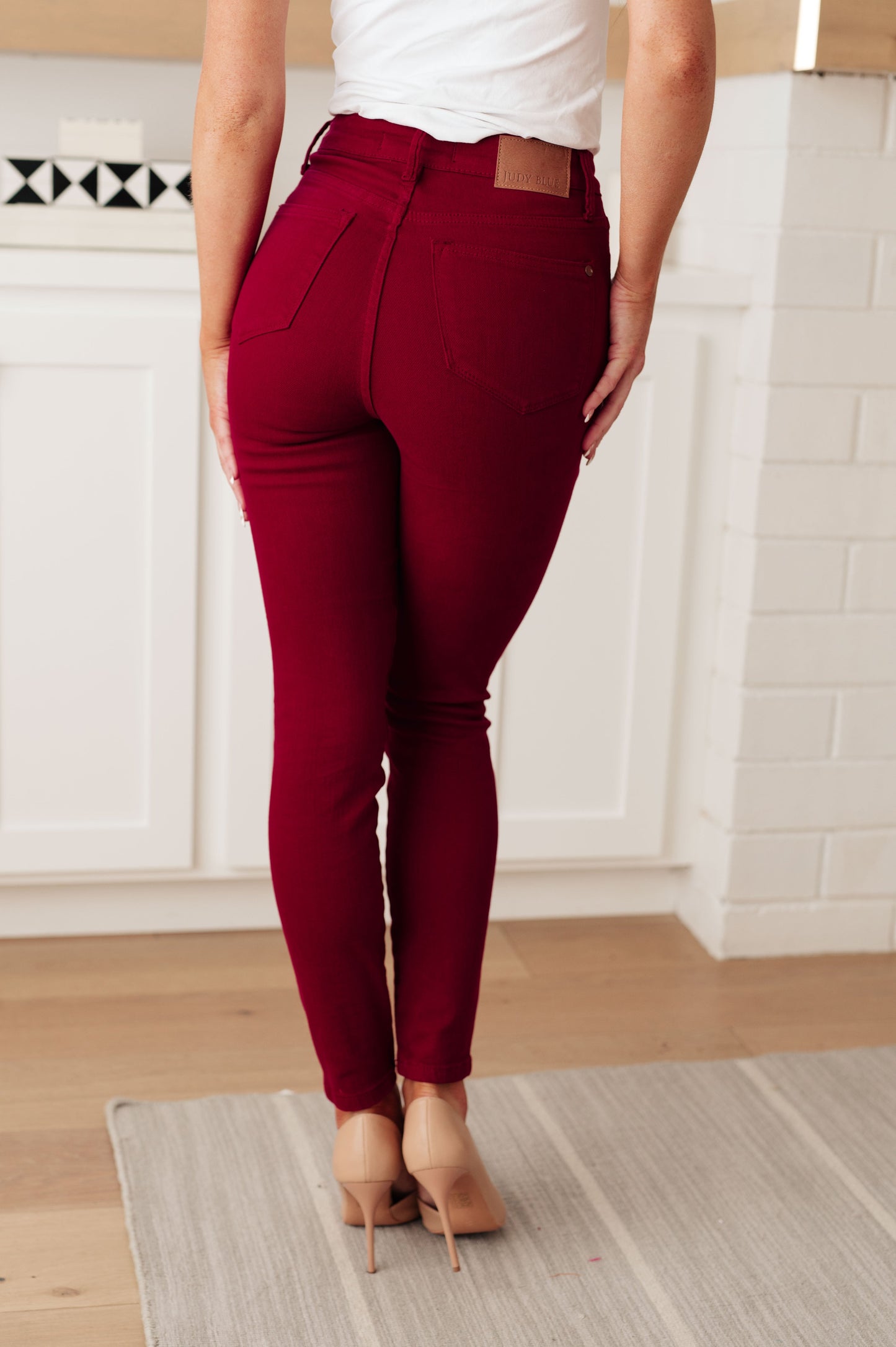 Scarlet High Rise Control Top Skinny Jeans