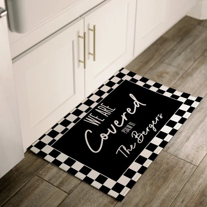 Preorder: Personalized  Psalm 91 We Are Covered Doormat