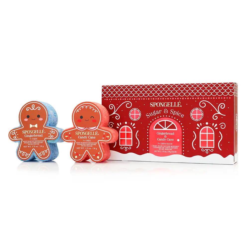 PREORDER Spongelle Gingerbread Holiday Gift Set - 2 Options