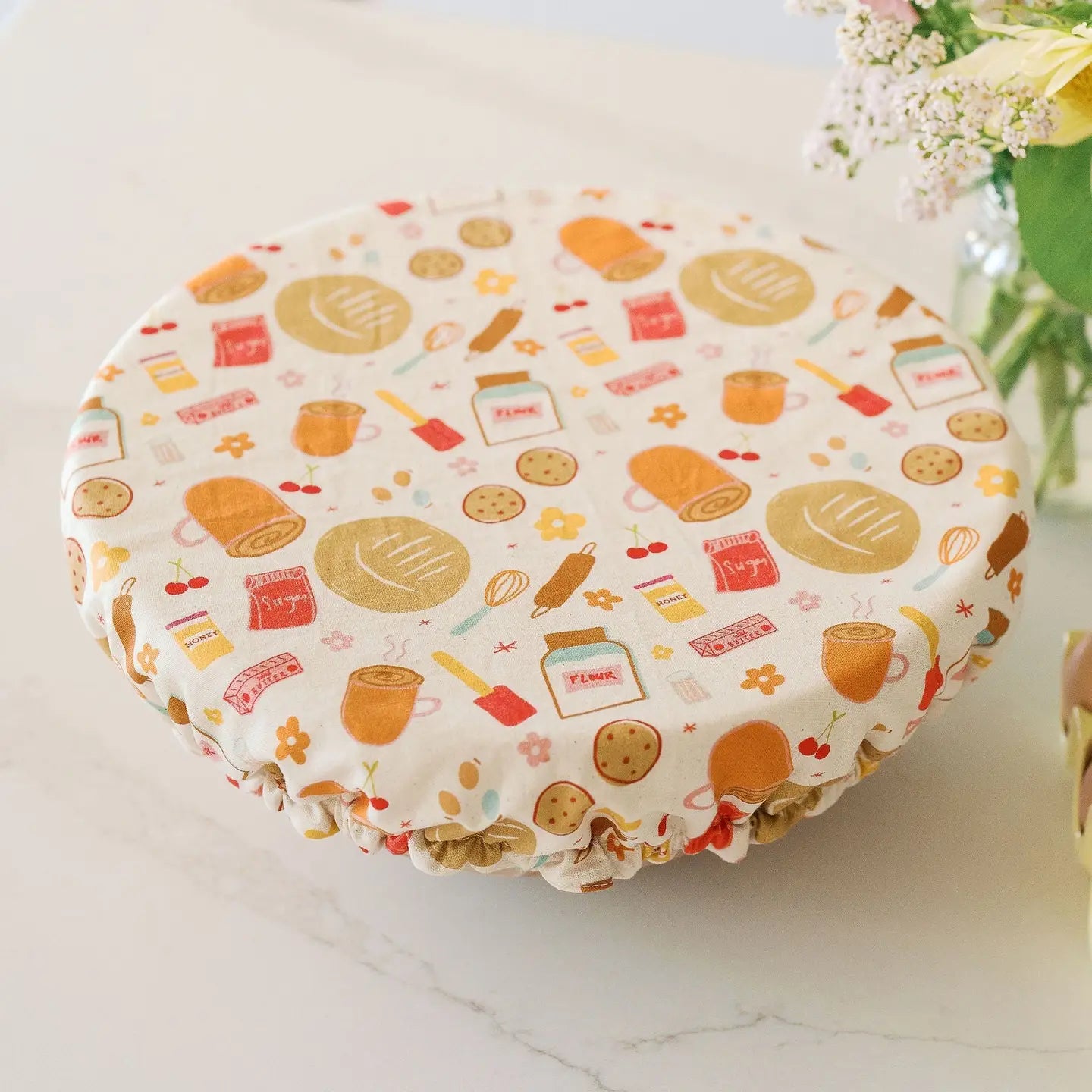 (RESTOCK) Doe a Deer -Reusable 10.5" Bowls Covers - Multiple Print Options