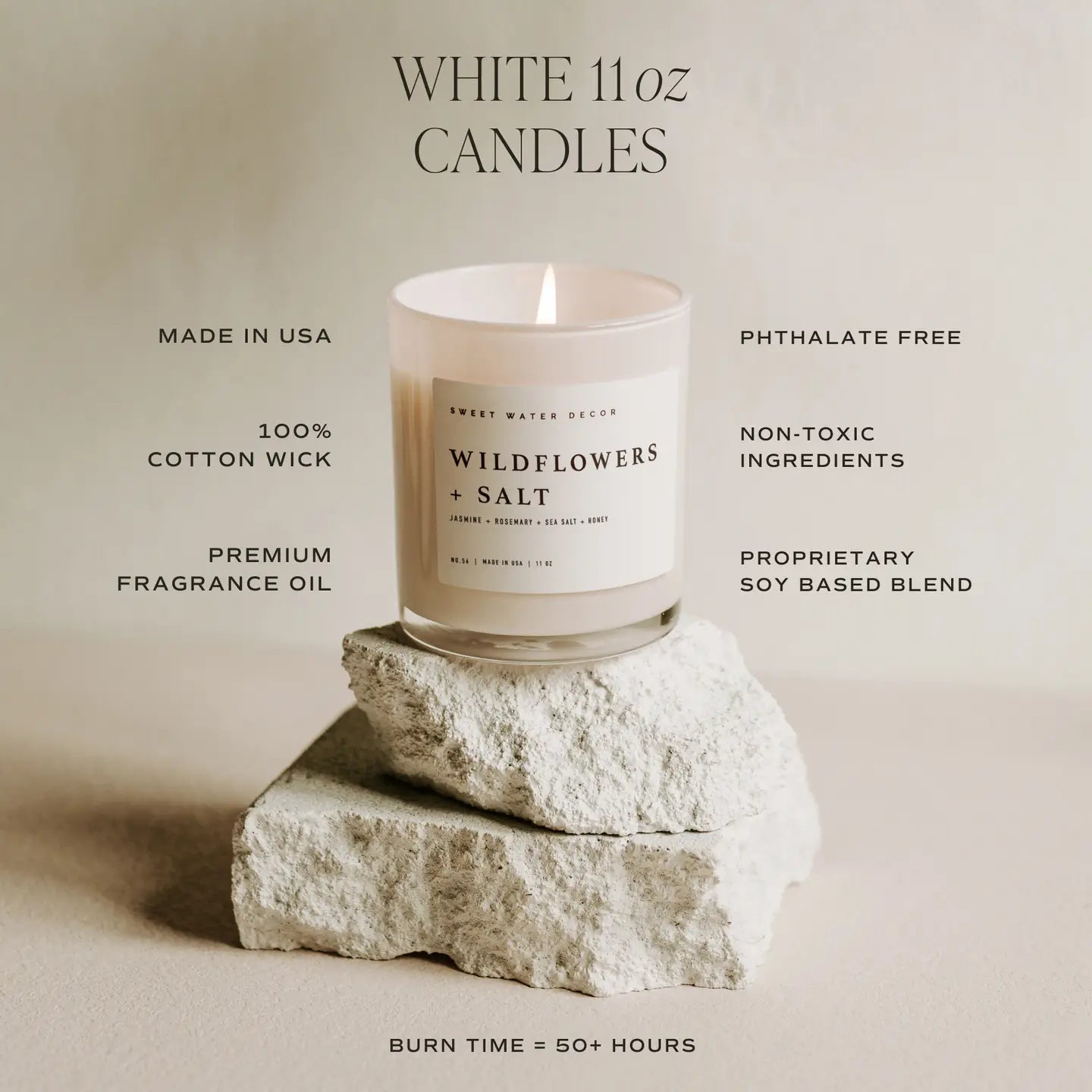 Sweetwater Decor | Salt and Sea 11 oz Soy Candle