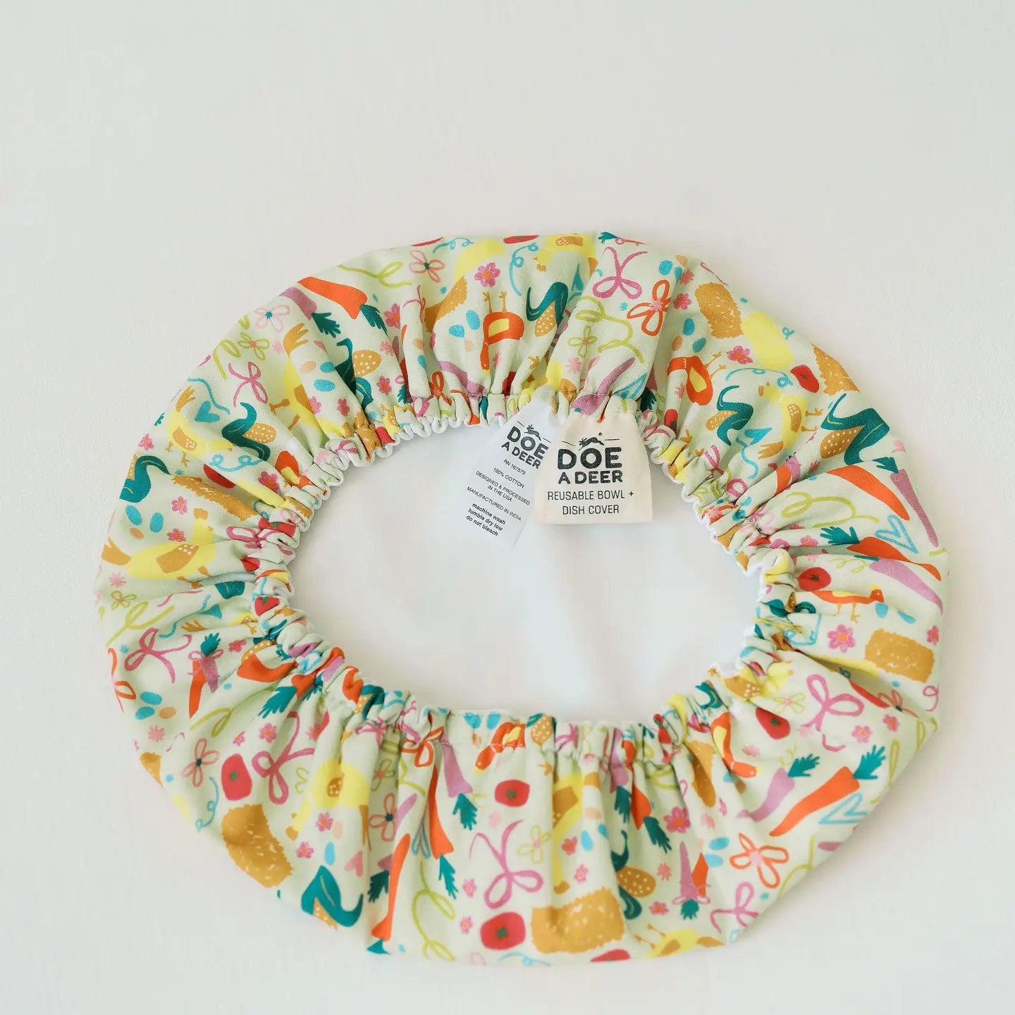 (RESTOCK) Doe a Deer -Reusable 10.5" Bowls Covers - Multiple Print Options