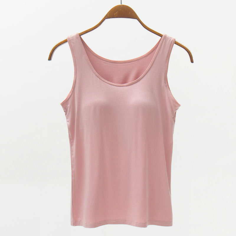 PREORDER: Wide Strap Modal Tank with Bra