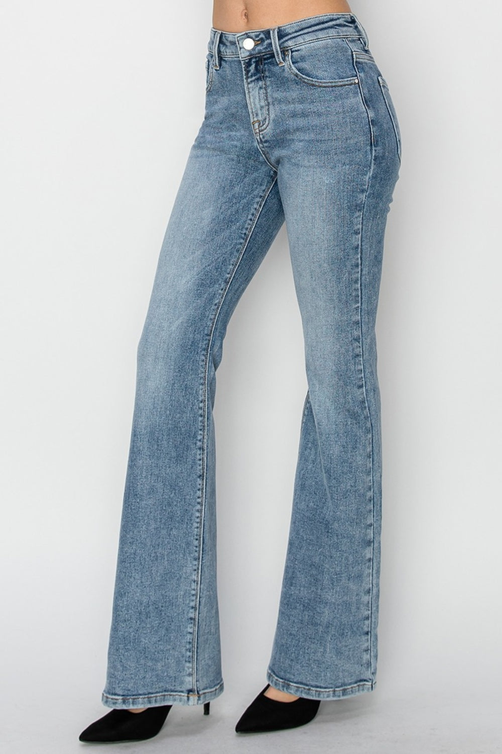 Becky Mid Rise Bootcut Jeans