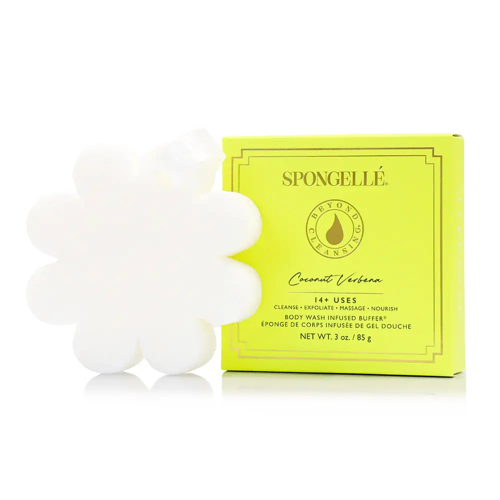 PREORDER Coconut Verbena Boxed Flower | Soap Sponge | White Lotus