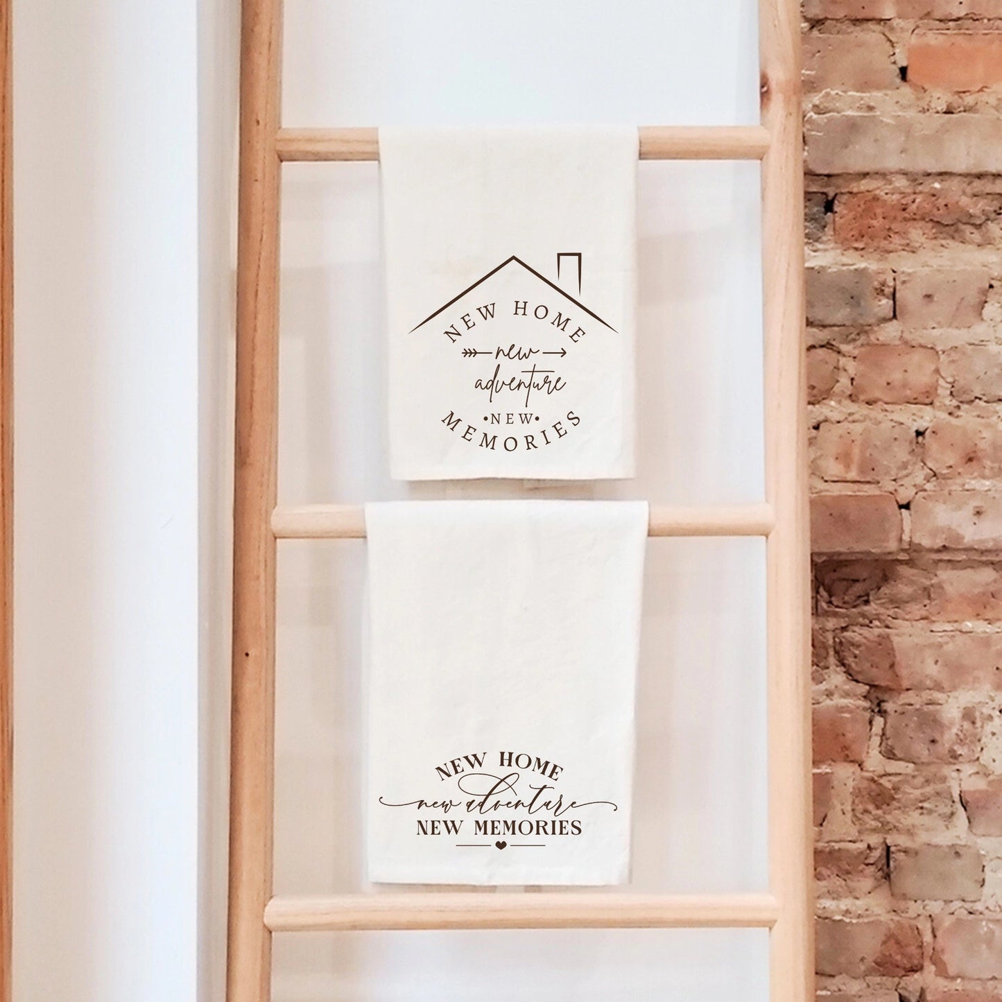 Handmade Cotton Tea Towel - 3 Designs