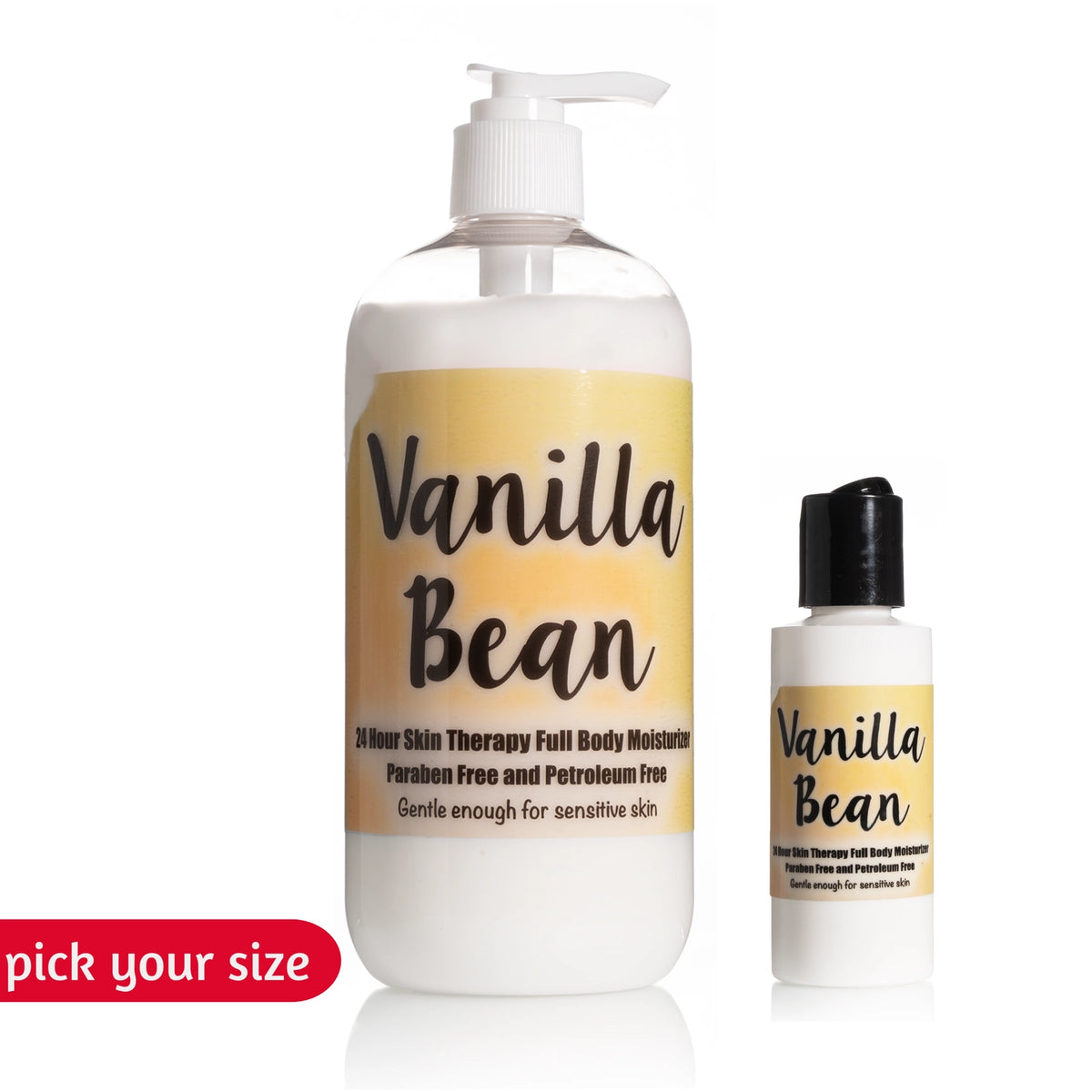 PREORDER: Vanilla Bean Full Body Lotion 2oz/16oz