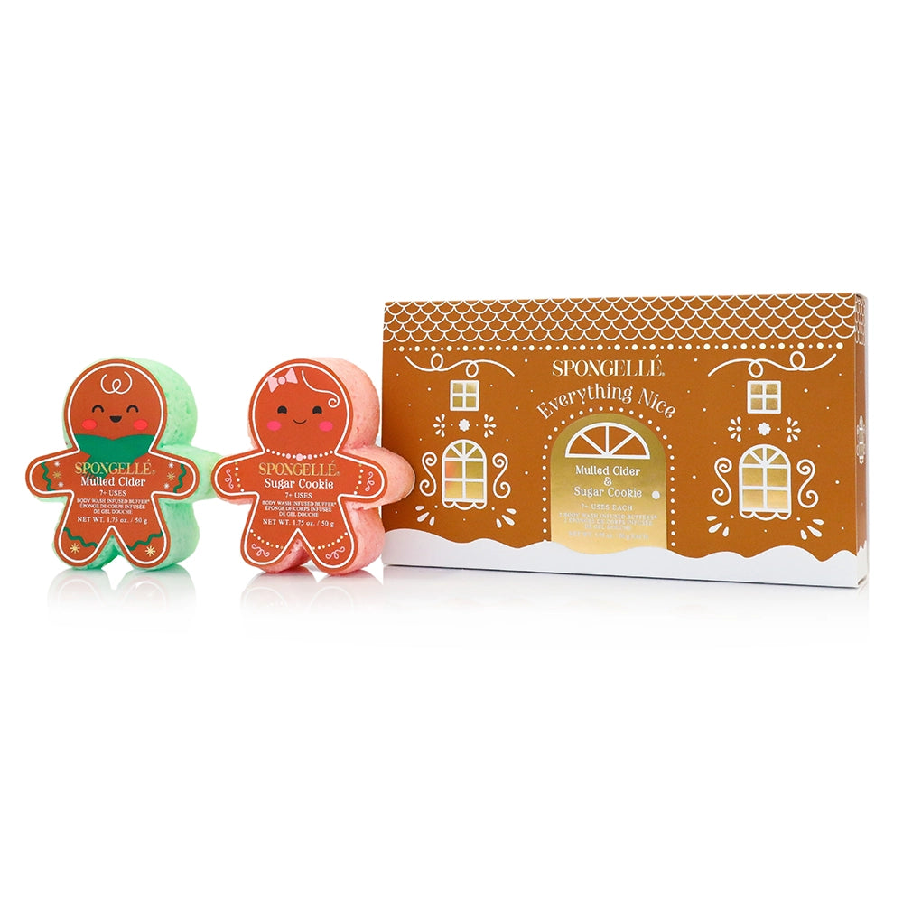PREORDER Spongelle Gingerbread Holiday Gift Set - 2 Options