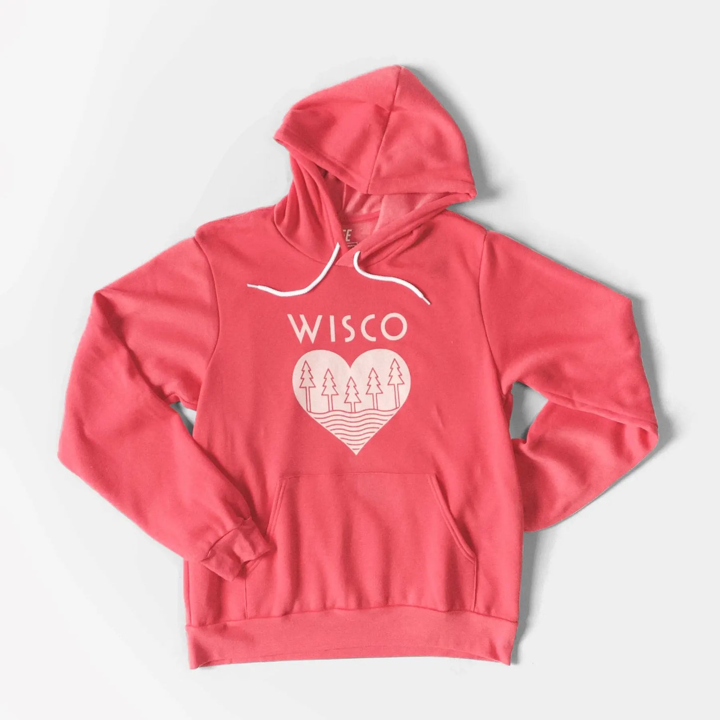 Preorder: Giltee Wisco Roots Heather Red Unisex Hoodie