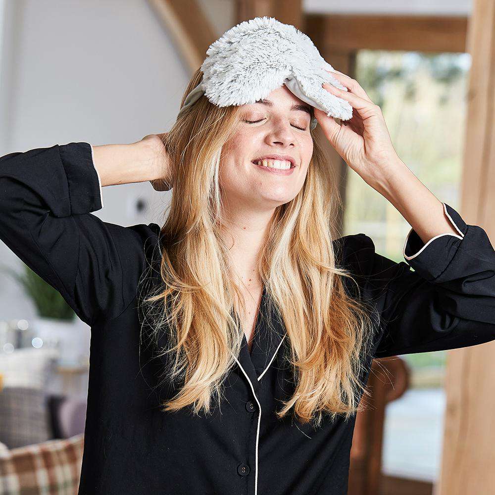 PREORDER: Marshmallow Gray Warmies Eye Mask