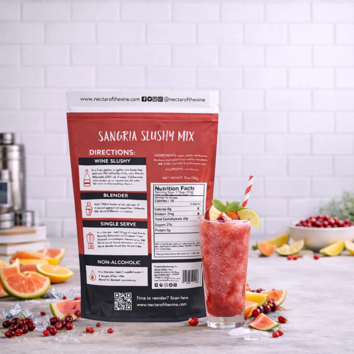 PREORDER Nectar of the Vine Sangria Wine Slushy Mix