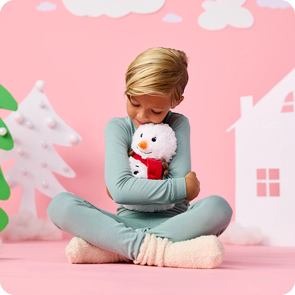 PREORDER: Red Scarf Snowman Warmies