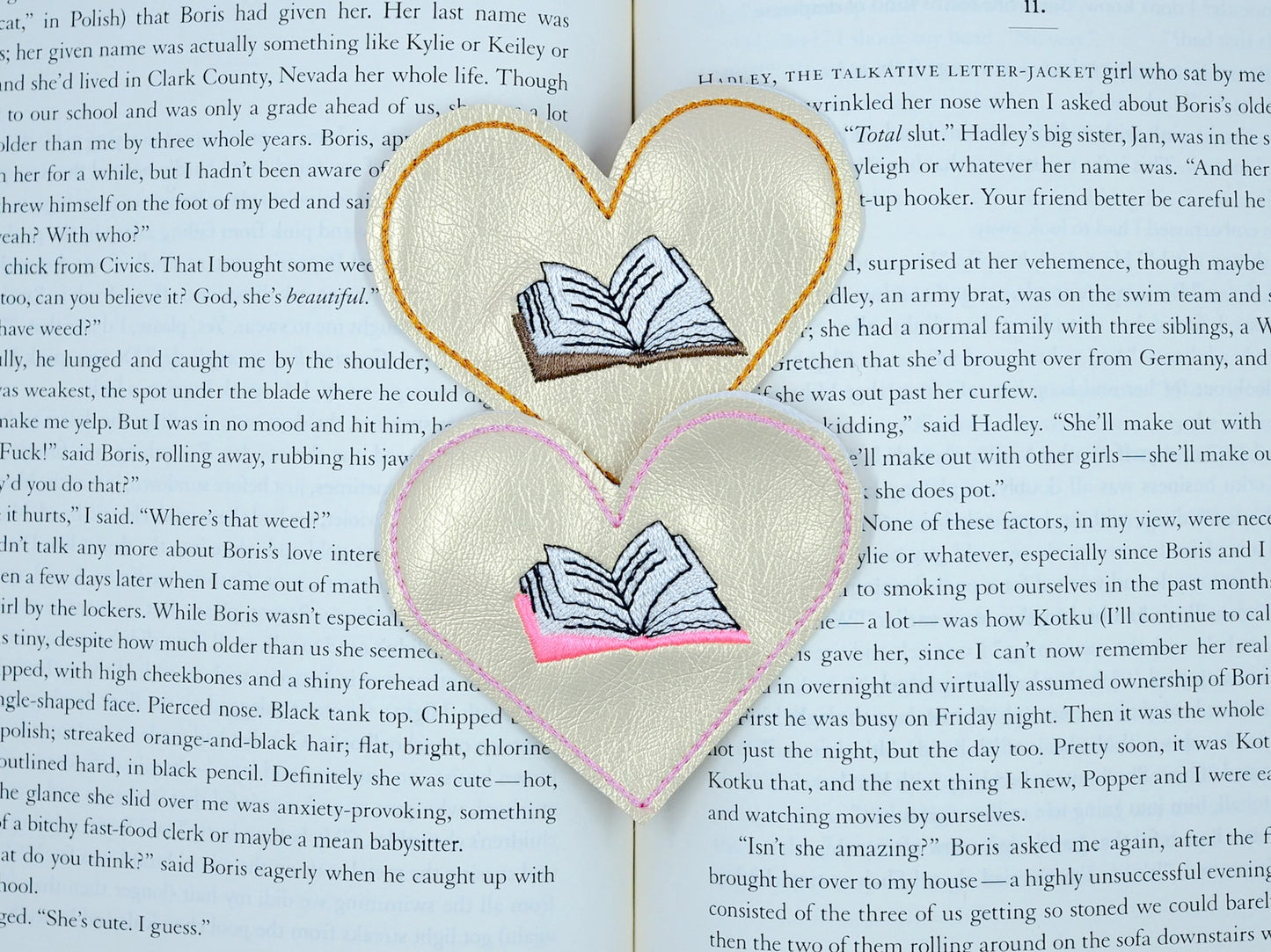 Corner Embroidered Bookmarks (multiple options)