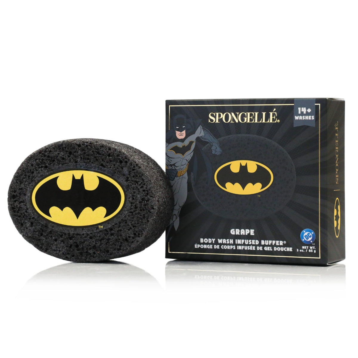 PREORDER Spongelle Batman DC Body Wash Infused Buffer in Grape