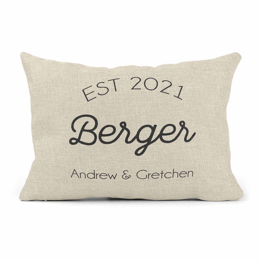 Preorder: Wedding Est. Pillow