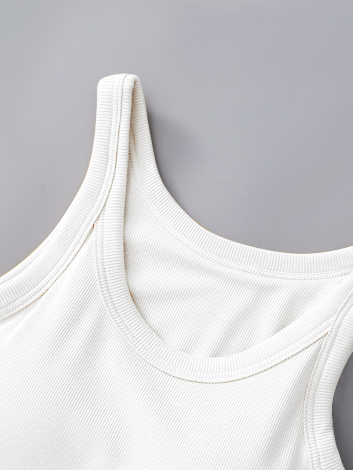 PREORDER: Skinny Ribbed Built in Bra Tank