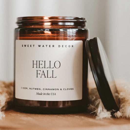 SweetWater Hello Fall Soy Candles - 2 Sizes
