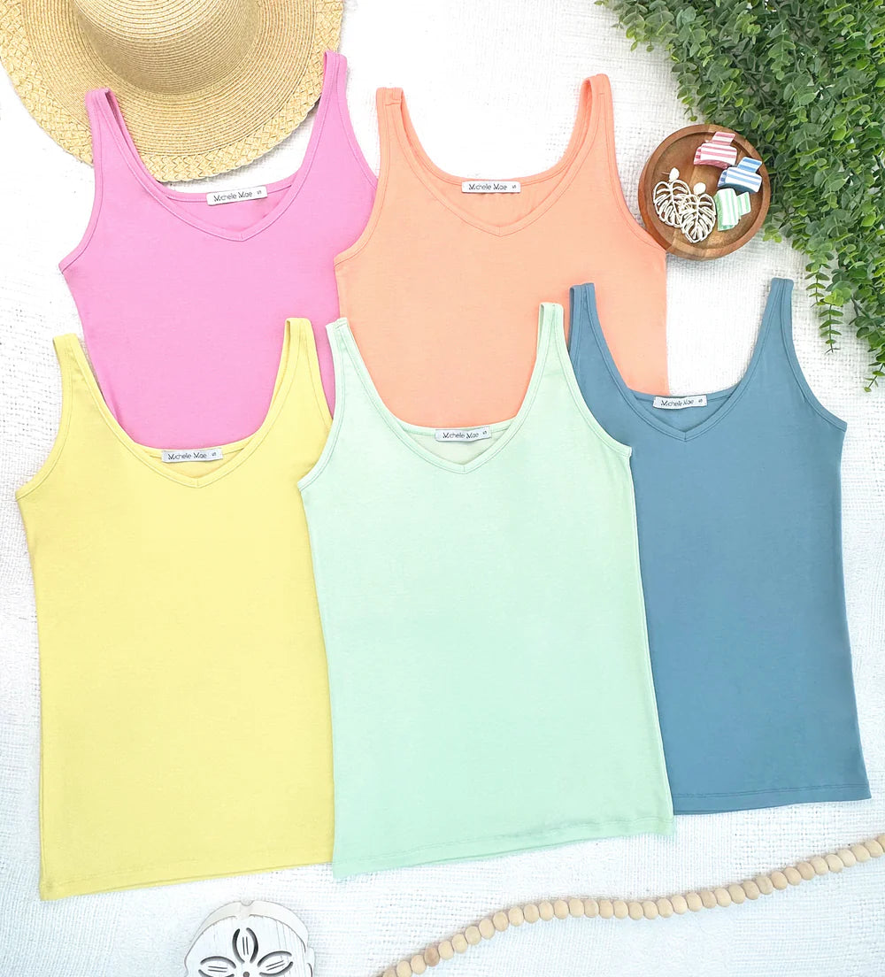 Michelle Mae Kennedy Tank - Melon