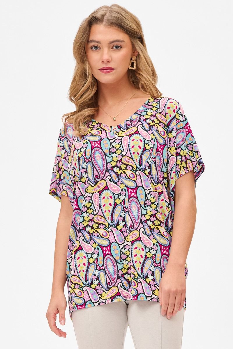 Dear Scarlett Sadie Top in 2 Paisley Options