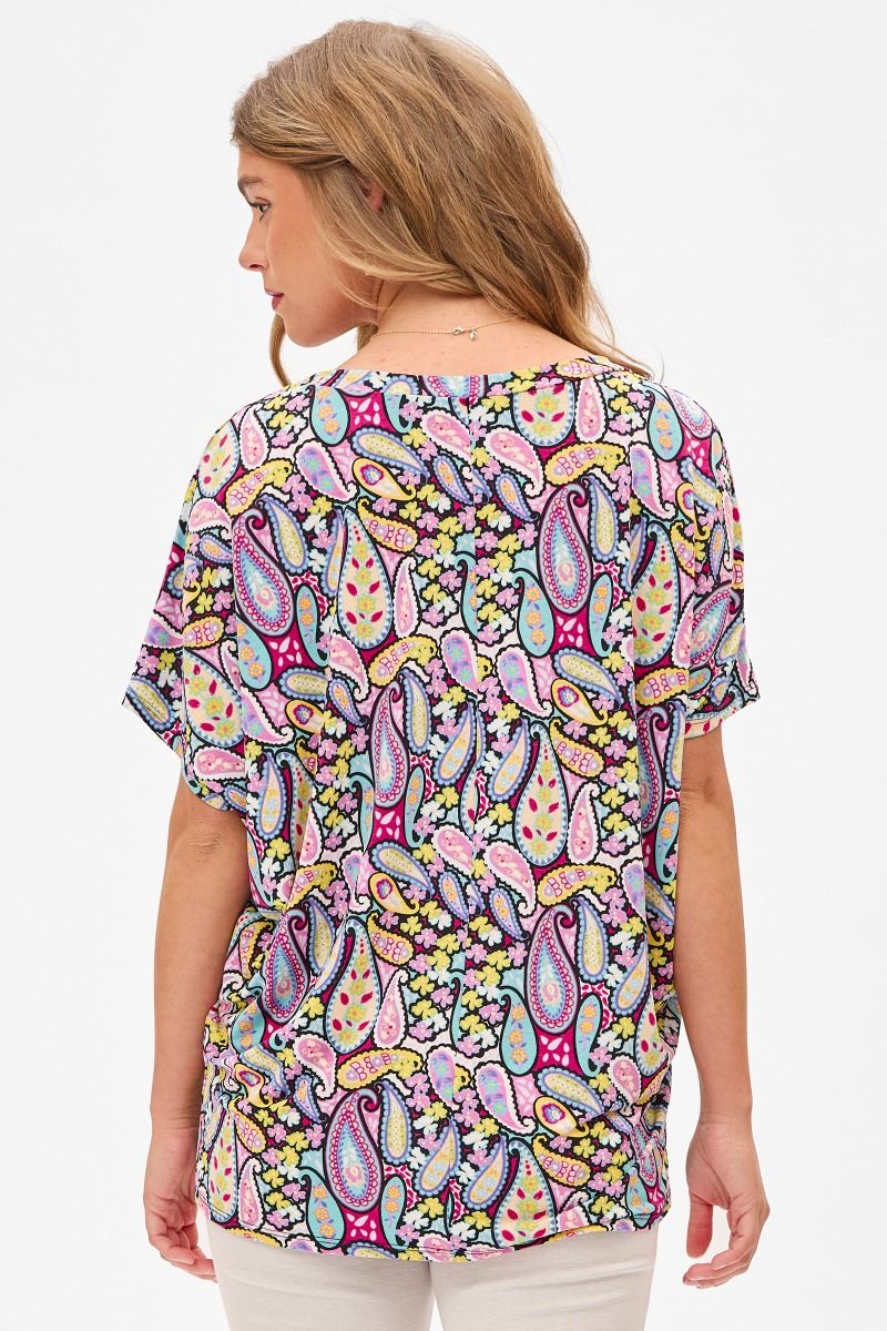 Dear Scarlett Sadie Top in 2 Paisley Options