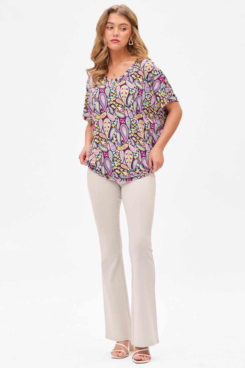 Dear Scarlett Sadie Top in 2 Paisley Options