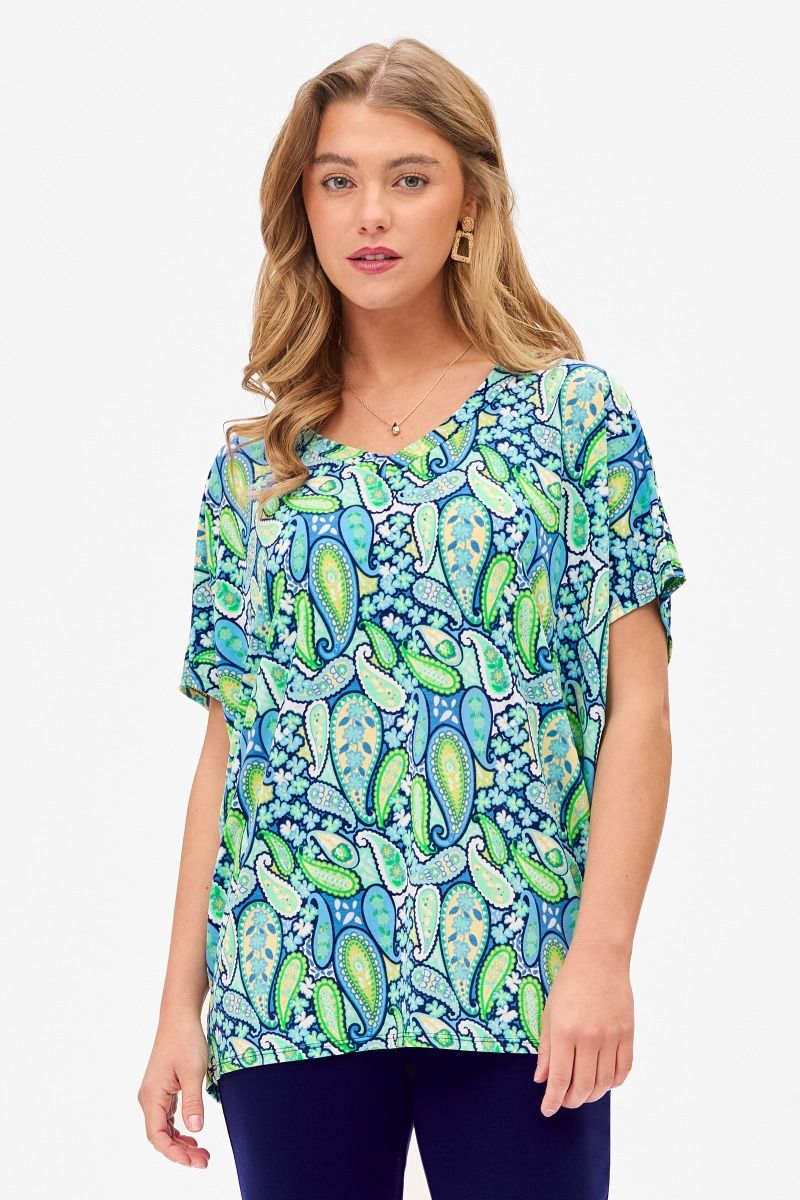 Dear Scarlett Sadie Top in 2 Paisley Options