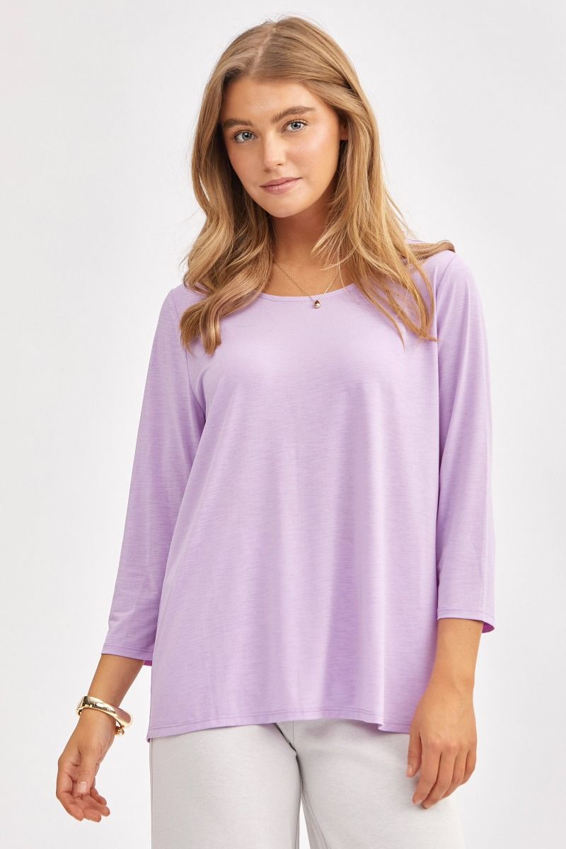Dear Scarlett Signature Classic Round Neck Top in 7 Solid Colors