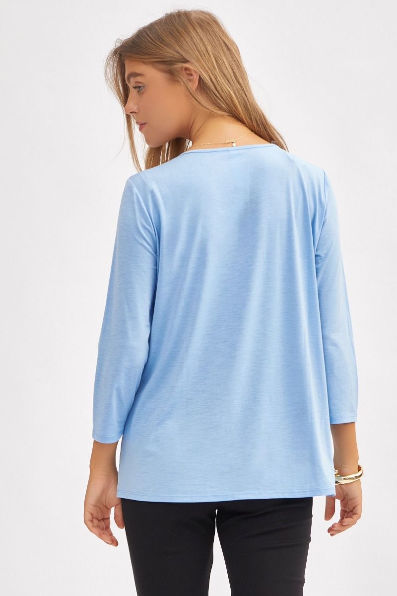 Dear Scarlett Signature Classic V-Neck Top in 8 Colors