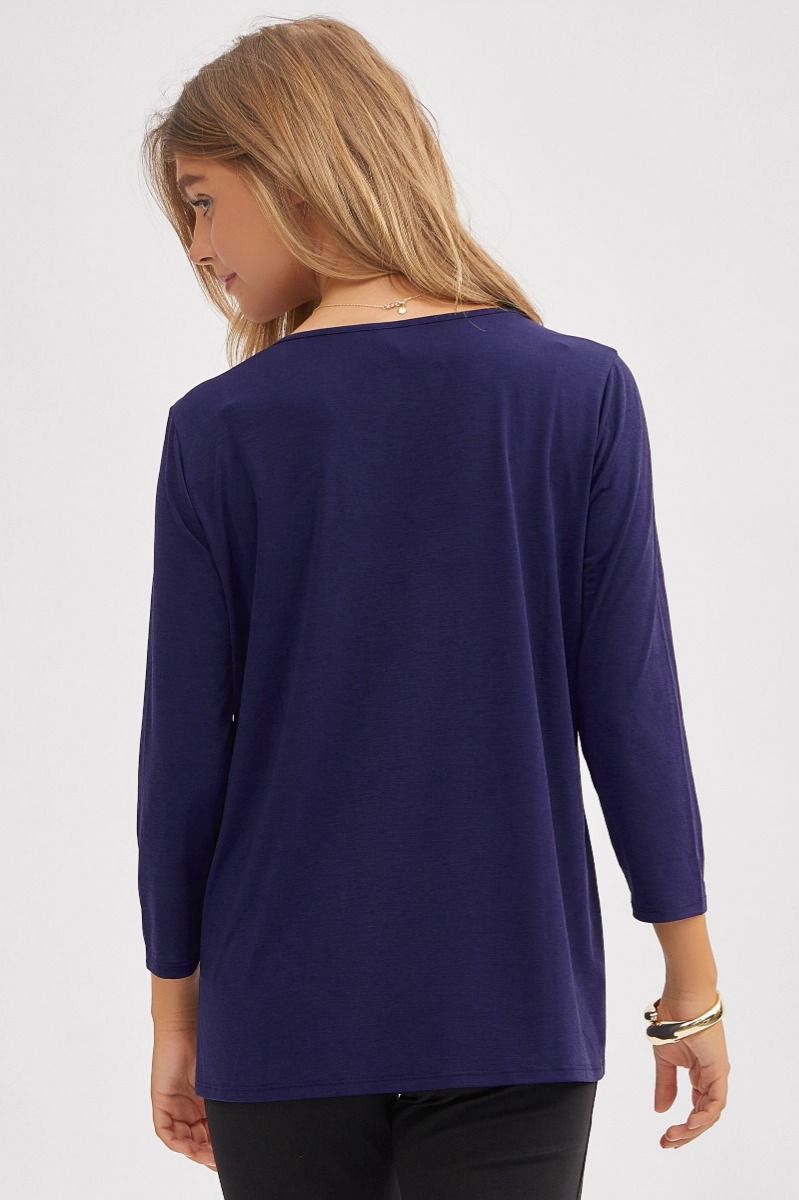 Dear Scarlett Signature Classic V-Neck Top in 8 Colors
