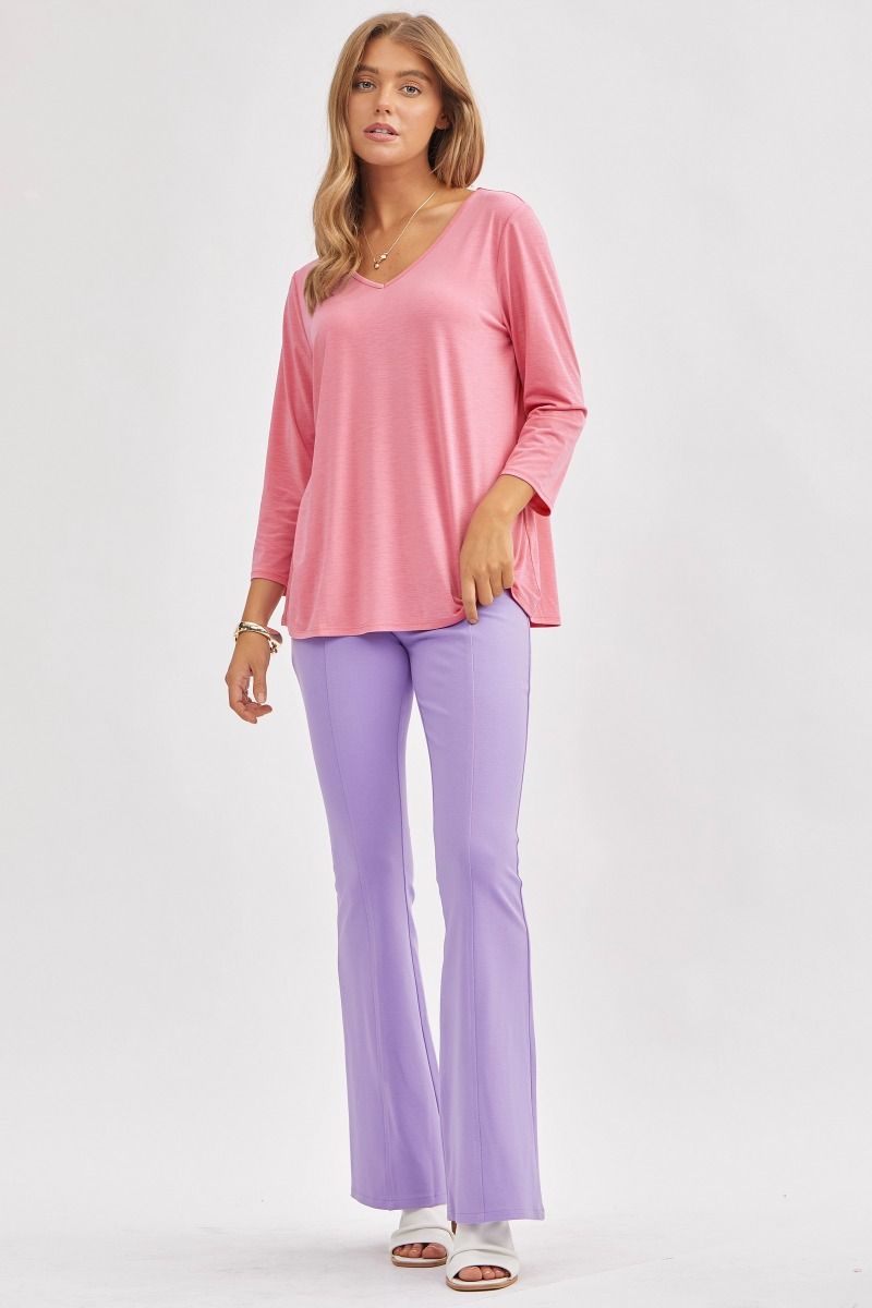Dear Scarlett Signature Classic V-Neck Top in 8 Colors