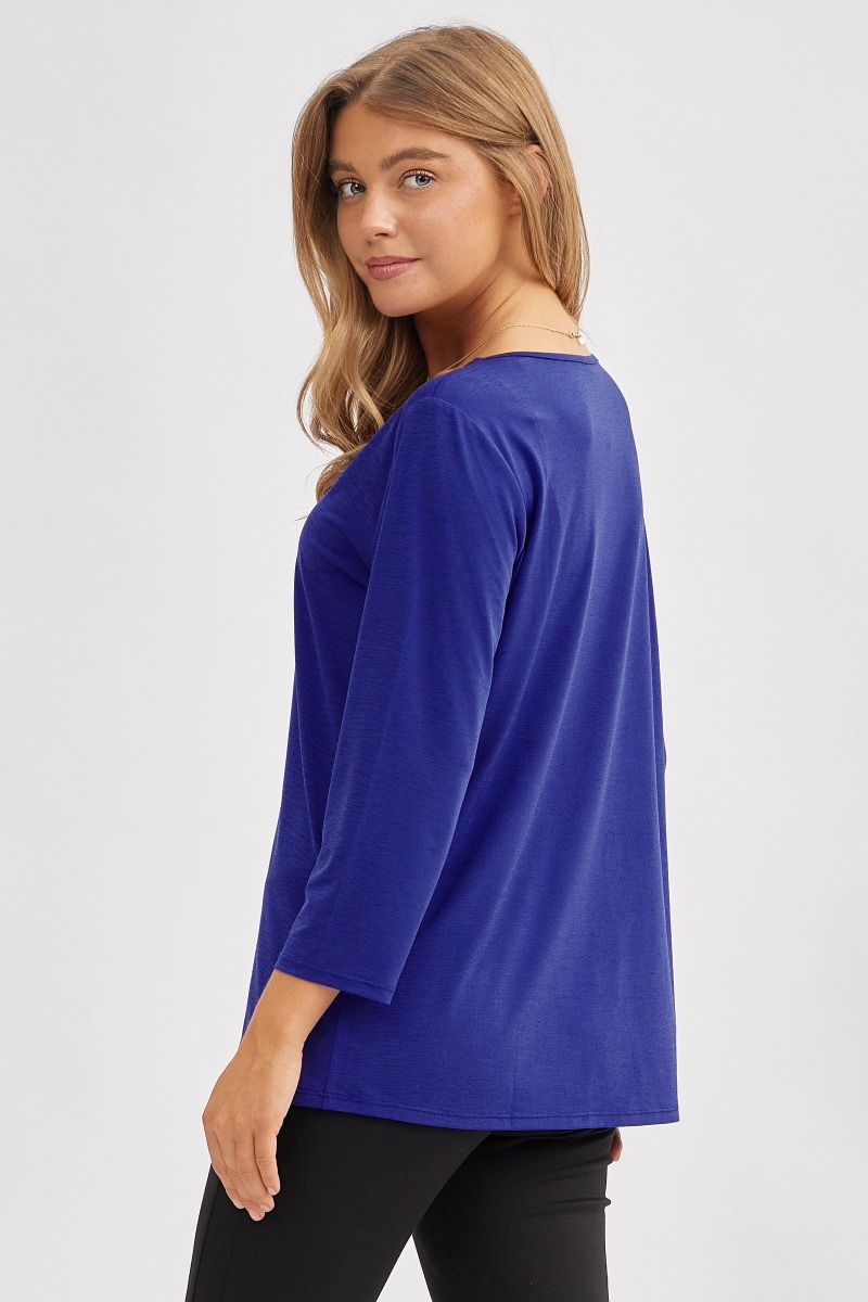 Dear Scarlett Signature Classic V-Neck Top in 8 Colors