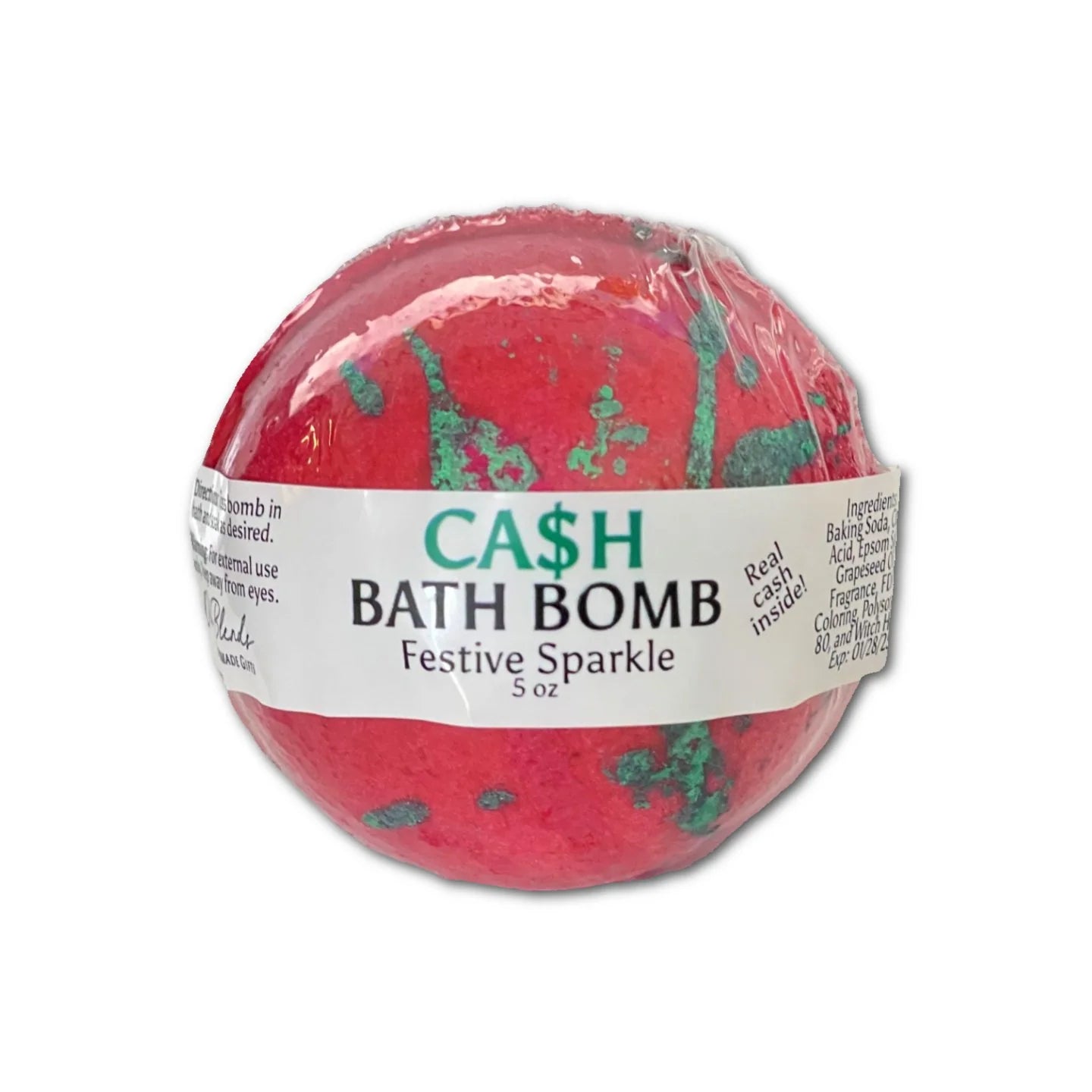 Oily Blends | Christmas Cash Money Bath Bombs