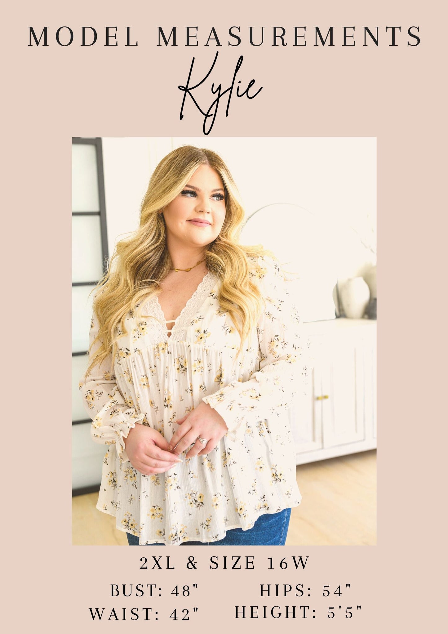 Floral First Ruffle Sleeve Top