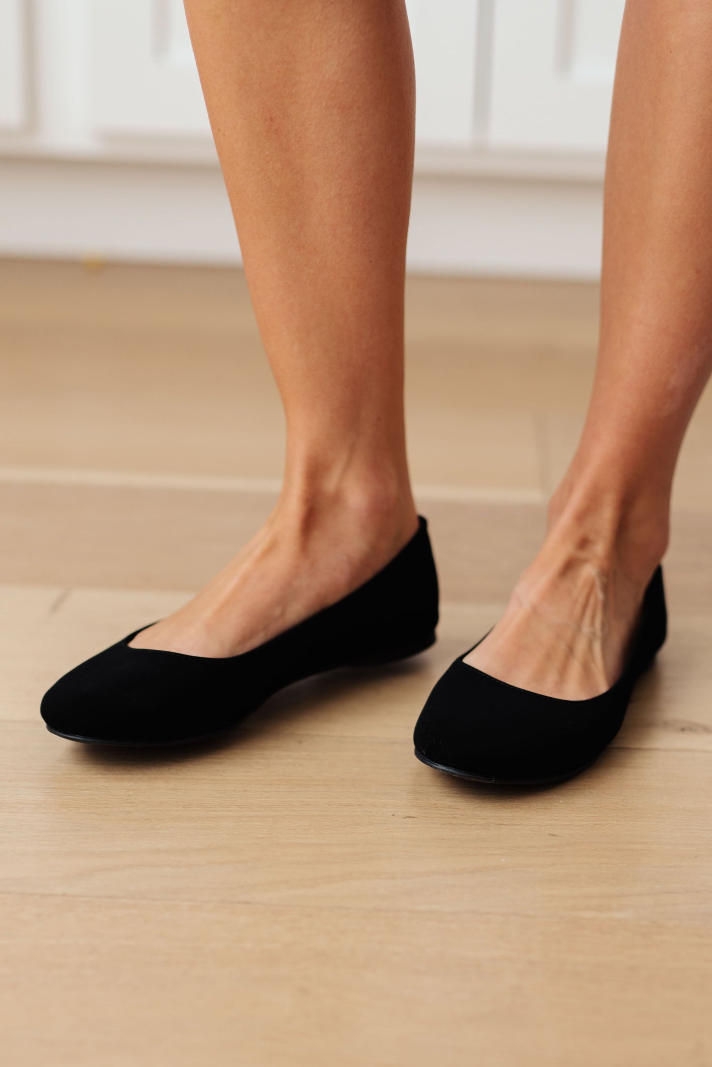 Comfort Ballet Flats in Black