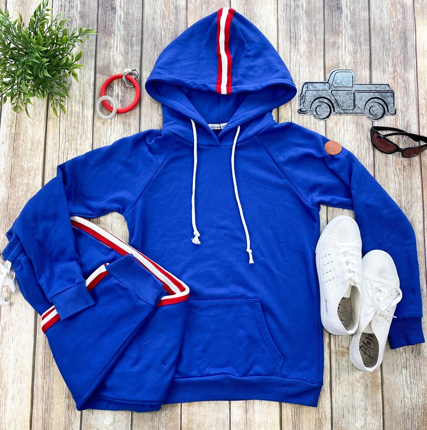 IN STOCK Pullover Hoodie - USA Blue