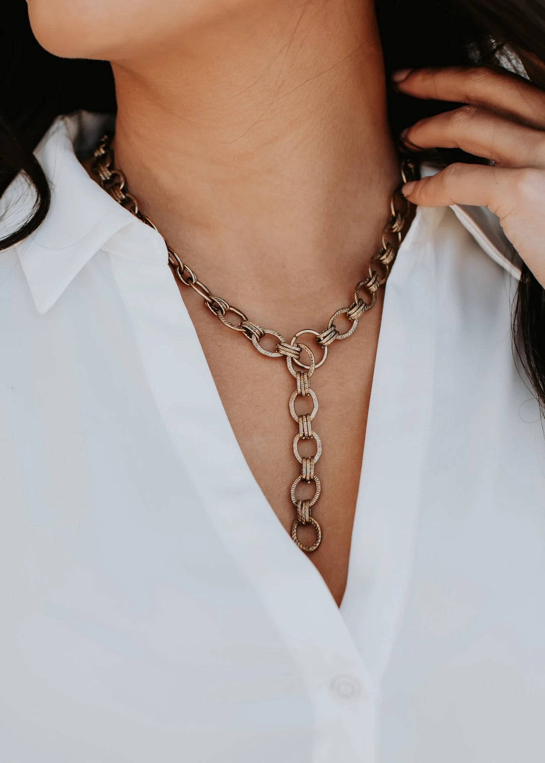 Juliet Lariat Style Necklace